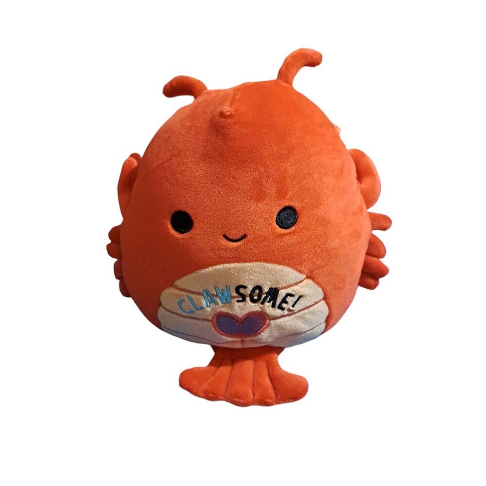Squishmallows 8" Aneta Lobster Valentines Day Kellytoy Plush NWT